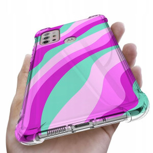 Etui Antishock do MOTOROLA G10 POWER Kwiatki Wzory