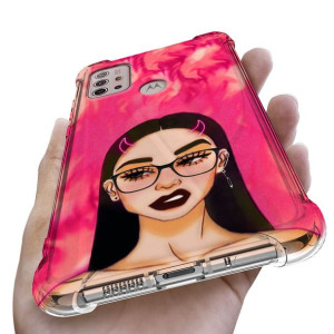 Etui Antishock do MOTOROLA G30 Kwiaty Flower Wzory