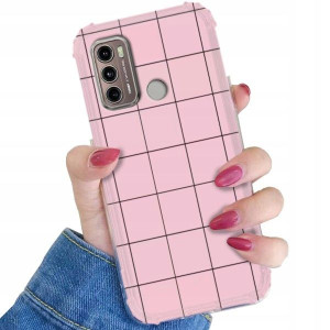 Etui ANTISHOCK do MOTOROLA G40 FUSION Pastel Wzory