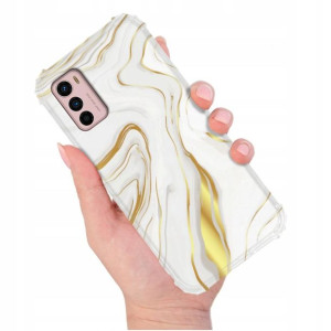 Etui Antishock Do Motorola G42 Marmurki Mix Wzory