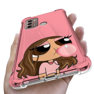 Etui Antishock do MOTOROLA G60 Kwiaty Flower Wzory