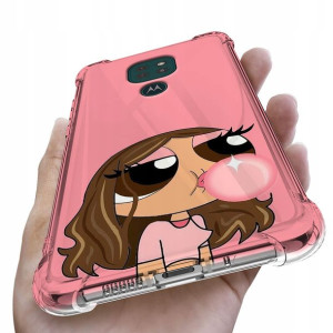 Etui Antishock do MOTOROLA G9 Case Kwiaty Wzory