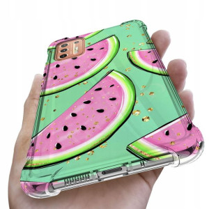 Etui Antishock do MOTOROLA G9 PLUS Kwiaty Wzory