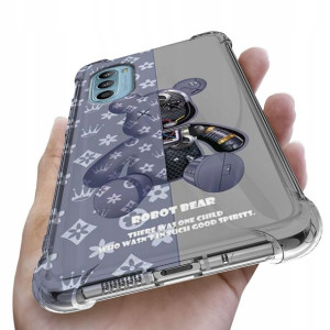 Etui Antishock do MOTOROLA MOTO G52 Misie Wzory