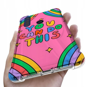 Etui Antishock do MOTOROLA ONE FUSION Kwiaty Wzory
