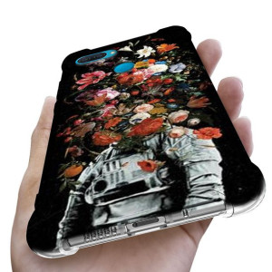 Etui Antishock do OPPO A12 Biologist Human Wzory