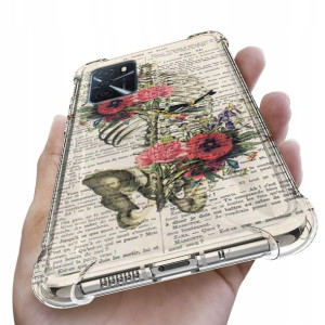 Etui Antishock do OPPO A16 Biologist Human Wzory