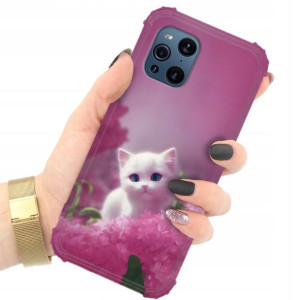 Etui Antishock Do Oppo Find X3 Pro Zwierzęta Wzo