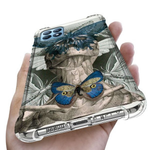 Etui Antishock do OPPO RENO 4 SE Human Modne Wzory