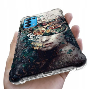 Etui Antishock do OPPO RENO 5 4G Human Modne Wzory