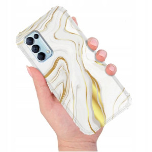 Etui Antishock Do Oppo Reno 5 Marmurki Różne Wzory