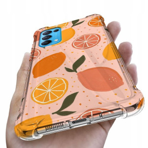 Etui Antishock do OPPO RENO 5 PRO 5G Kwiatki Wzory