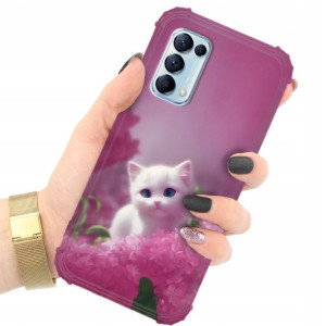 Etui Antishock Do Oppo Reno 5 Pro 5g Zwierzęta Wzo