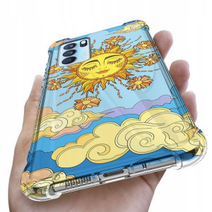 Etui Antishock do OPPO RENO 6 5G Case Kwiaty Wzory