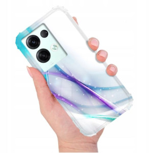 Etui Antishock Do Oppo Reno 8 Marmurki Różne Wzory