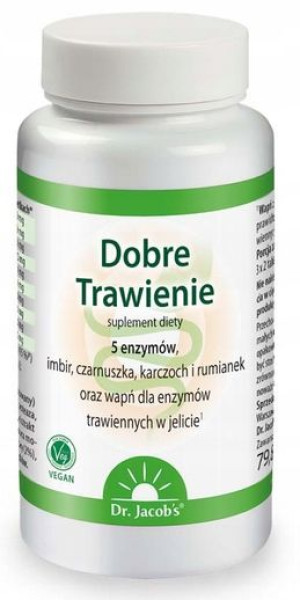 Dr Jacobs Dobre Trawienie 90tabletek