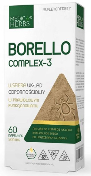 Medica Herbs Borello Complex-3 60kapsułek