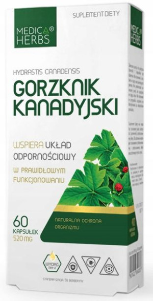 Medica Herbs Gorzknik Kanadyjski 60kapsułek