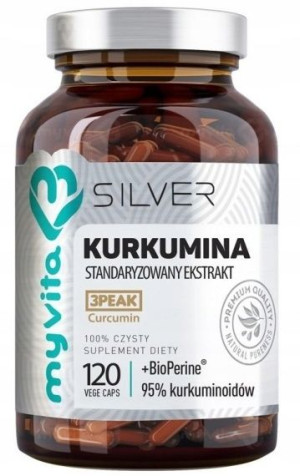 MyVita Kurkumina + Piperyna 120 kapsułek
