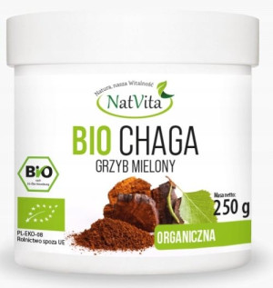 NatVita Bio Chaga proszek 250g