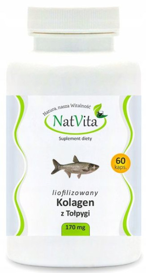 NatVita Kolagen z Tołpygi kolagen 60 kapsułek
