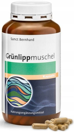 Omułek zielonowargowy 300kapsułek Sanct Bernhard