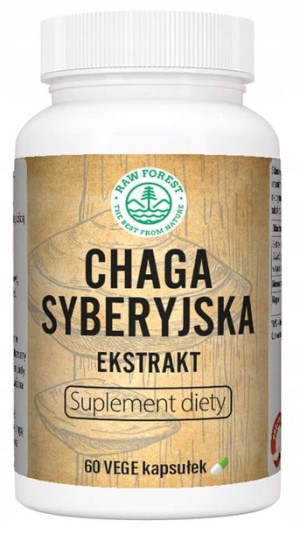RawForest Chaga Syberyjska 60kapsułek
