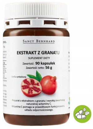 Sanct Bernhard Kapsułki z granatu 500mg 90kapsułek