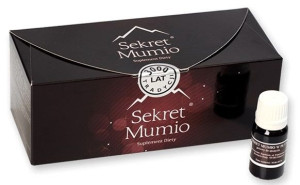 Sekret Mumio w płynie 21 buteleczek 10ml