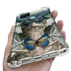 Etui Antishock do REALME C12 Biologist Human Wzory