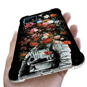 Etui Antishock do REALME C21 Biologist Human Wzory