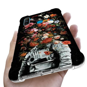 Etui Antishock do REALME C3 Biologist Human Wzory