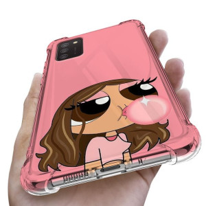 Etui Antishock do SAMSUNG A03S Kwiaty Flower Wzory