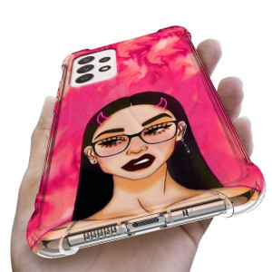 Etui Antishock do SAMSUNG A52 4G Case Kwiaty Wzory