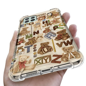 Etui Antishock do SAMSUNG M22 4G Case Misie Wzory