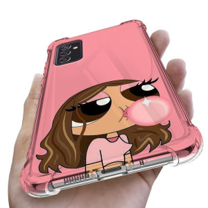 Etui Antishock do SAMSUNG M52 5G Case Kwiaty Wzory
