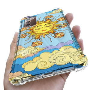 Etui Antishock do SAMSUNG NOTE 20 Kwiaty Top Wzory