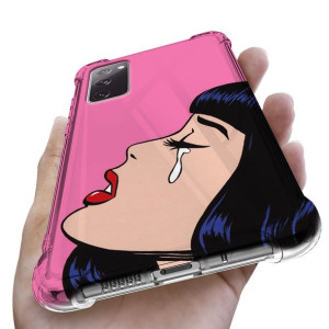 Etui Antishock do SAMSUNG S20FE 5G Kwiaty Wzory