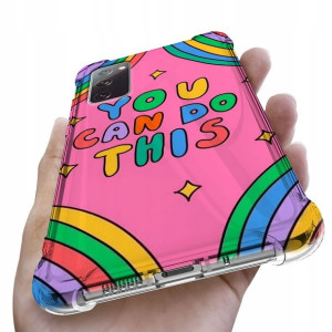 Etui Antishock do SAMSUNG S20FE Case Kwiatki Wzory