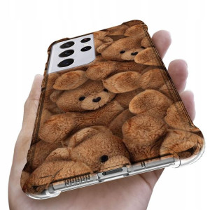 Etui Antishock do SAMSUNG S21 ULTRA 5G Misie Wzory