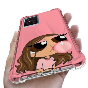 Etui Antishock do VIVO S10 Kwiaty Flower Top Wzory