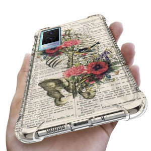 Etui Antishock do VIVO V21E 4G Human Piękne Wzory