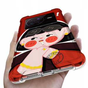 Etui Antishock do VIVO X80 Misie Bearbrick Wzory