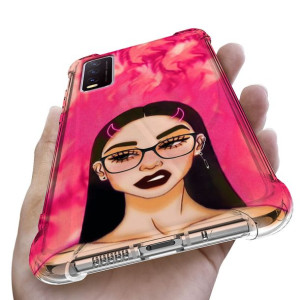 Etui Antishock do VIVO Y20i Case Kwiaty Top Wzory