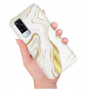 Etui Antishock Do Vivo Y51 2020 Marmurki Mix Wzory
