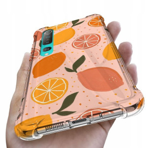 Etui Antishock do XIAOMI MI 10 Case Kwiatki Wzory
