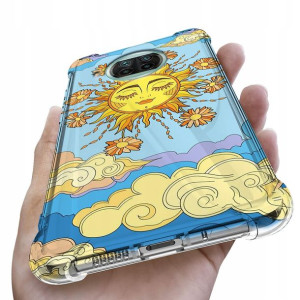Etui Antishock do XIAOMI MI 10T LITE Kwiatki Wzory