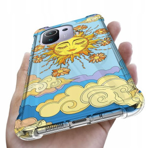 Etui Antishock do XIAOMI MI 11 PRO Kwiatki Wzory