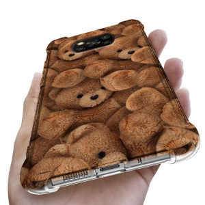 Etui Antishock do XIAOMI POCO X3 NFC Misie Wzory