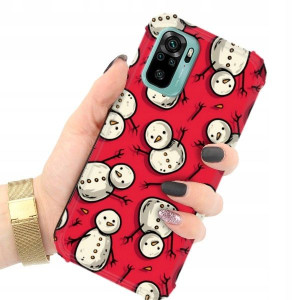 ETUI ANTISHOCK do XIAOMI REDMI NOTE 10 Zima Wzory